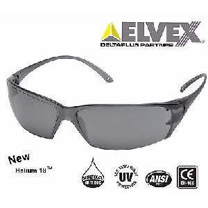 Elvex Helium 18 Gray Lens Super Lightweight, ANSI- Image